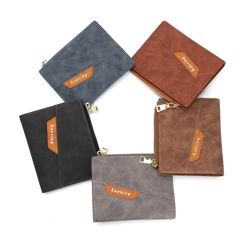 

Wholesale A650 wallet supplier pu leather wallet leather black for men custom
