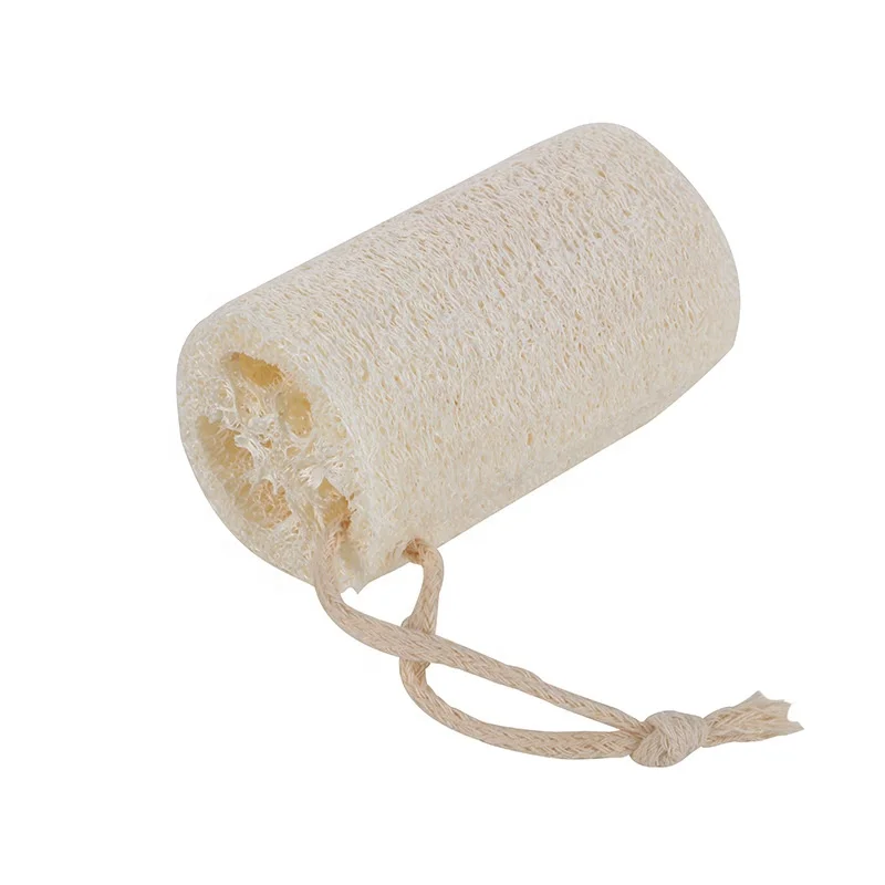 

Natural Loofah Brush Eco-Friendly Shower Loofah Sponge Large Bath Shower Sponge Pouf Loofahs, Natural color