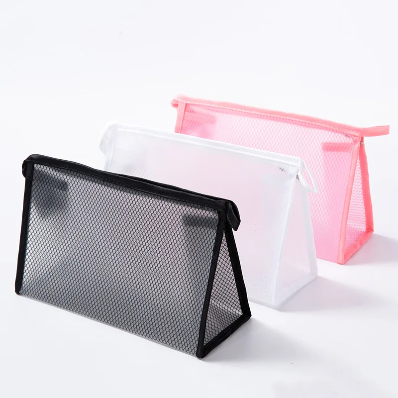 

Wholesale price waterproof washing bag PVC travel makeup bags toiletry kit organizer clear cosmetic bags with custom logo, Customized