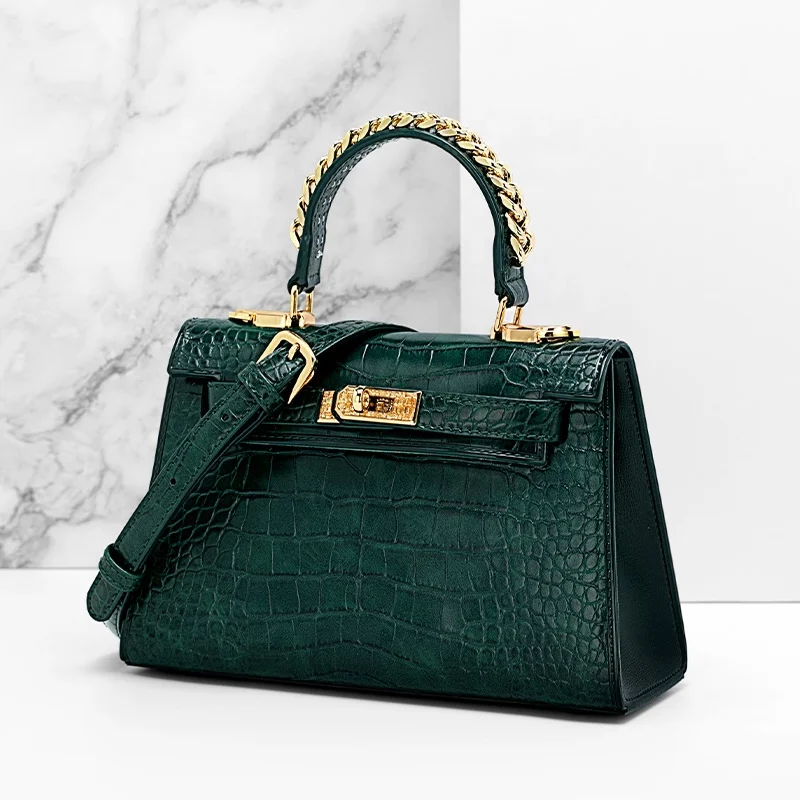 

High Quality Fashion Alligator print handbags Luxury Leather casual tote Hand Bags for Women Designer Shoulder Bags