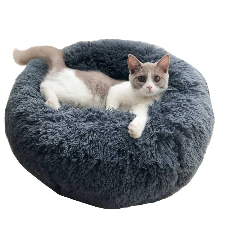 

Ready to Ship Many Sizes Stock Winter Warm Luxury Plush Cat House Dog Pet Products Pet Bed, Khaki,white, grey,blue,yellow,navy,black