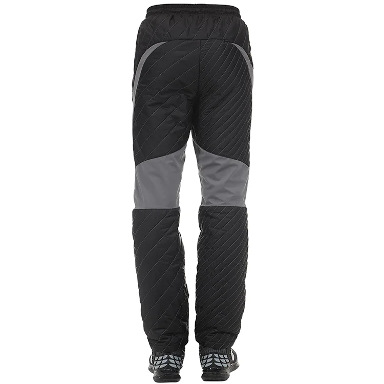 Quality Nylon Thick Quilted Track Pants 