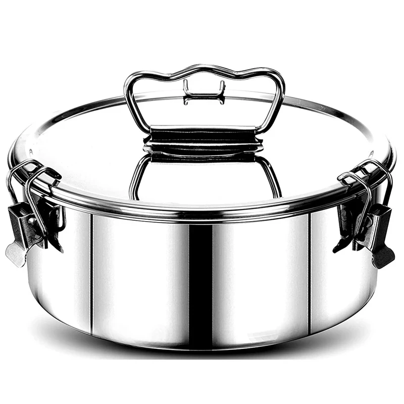 

Stainless Steel Flan Mold with Lid and Easy Lift Handle Accessories for 6 8 Qt Baking 2-Qt Cake Pan, Customized color