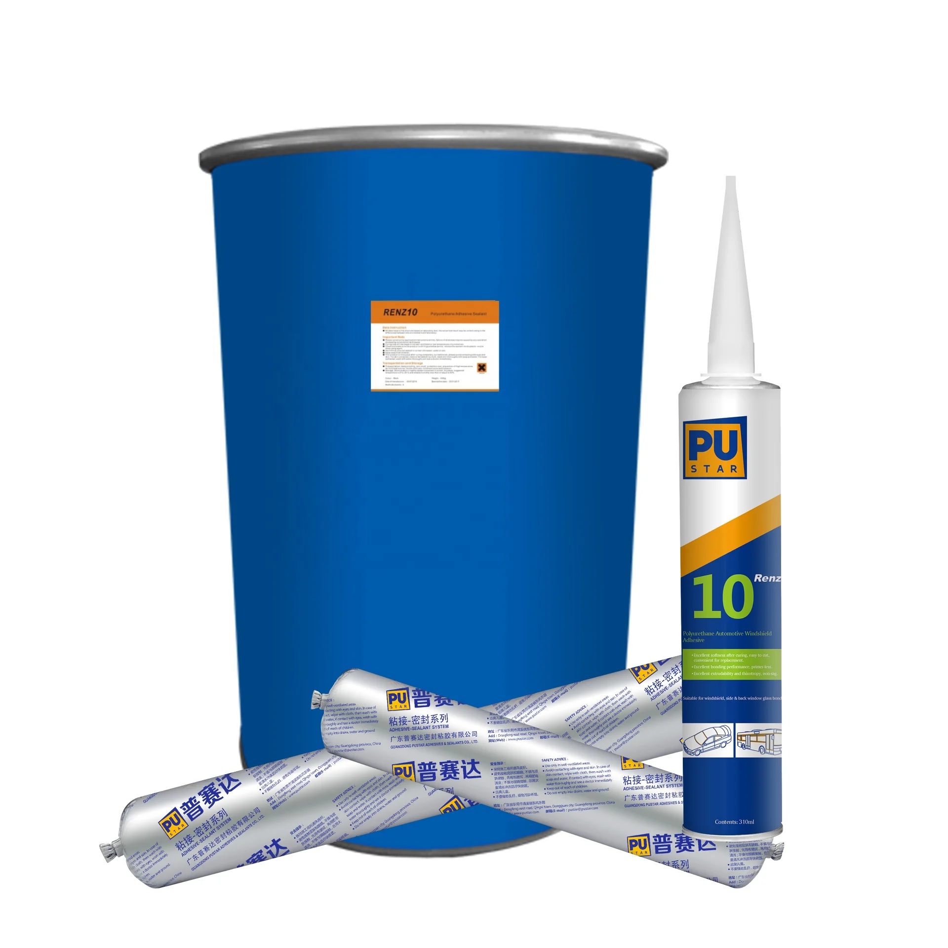 Auto Glass Sealant Windshield Polyurethane Glue Primerless Adhesive