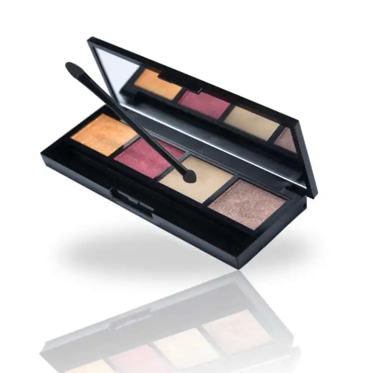 

Free sample custom your own brand wholesale cosmetic single 4 colors makeup eyeshadow palette, 12 colors