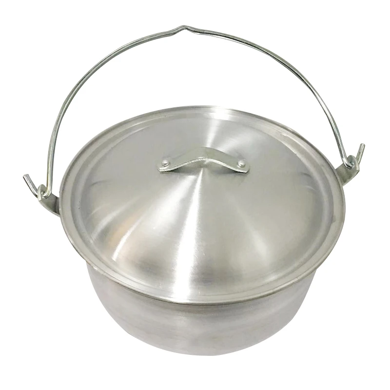 Outdoor Equipment Aluminum Food Carrier Cooking Pot With Lid Cheap