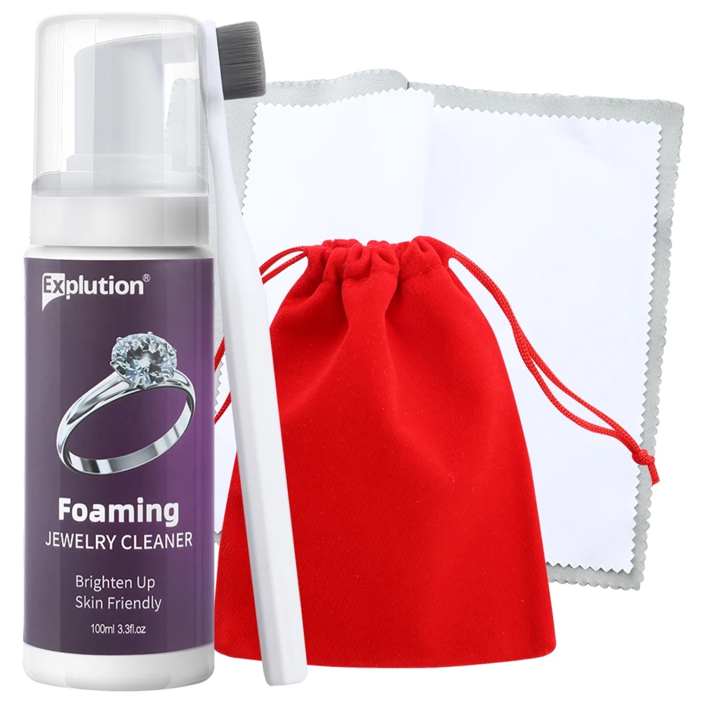 

Hot sell shine jewelry cleaner kit customize logo with factory price