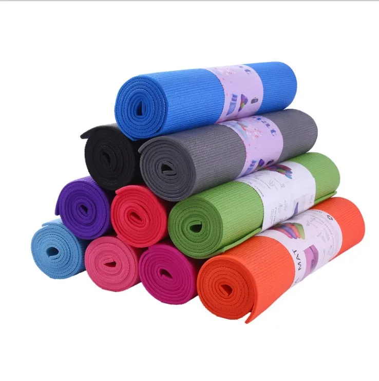 

2021 High Quality Wholesale Custom Designed 6 CM Thick Fitness ECO Friendly Yoga Mat TPE Pilates Yoga Mat, Blue