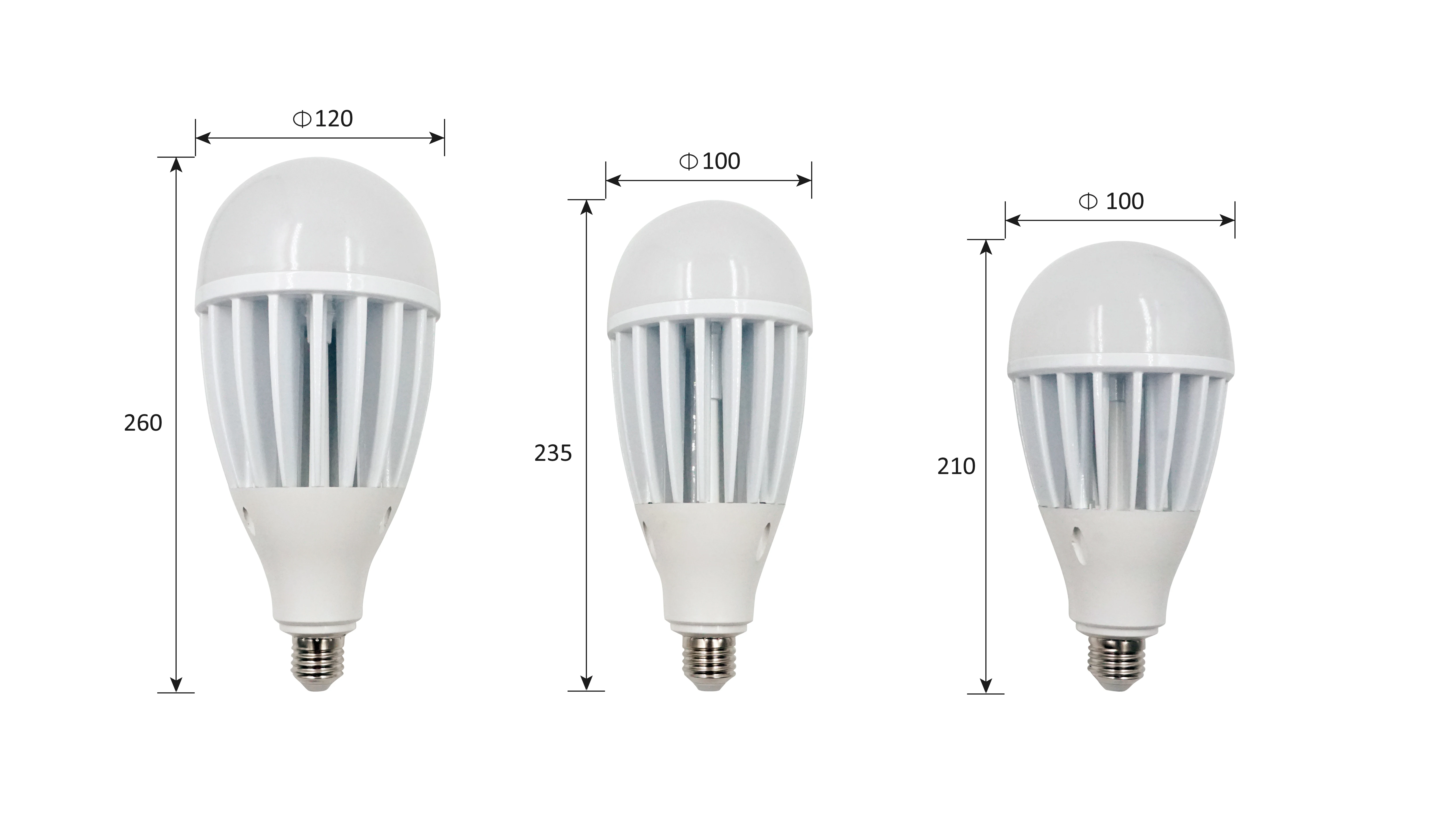 E27 E40 LED Bulb Lamp Real Power High Brightness LED Light Bulb