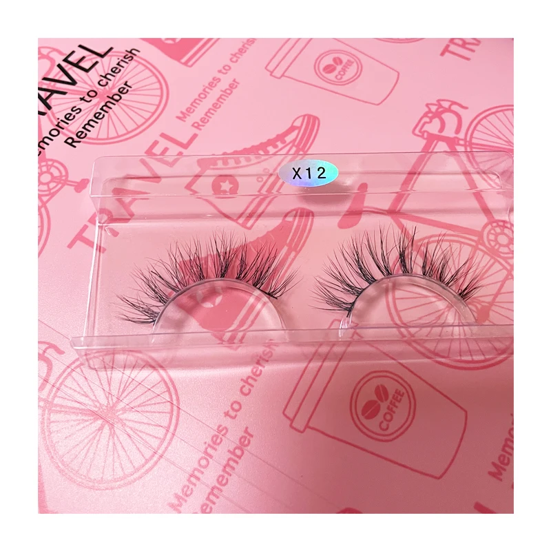 

Private label wholesale extension tweezer creat your own lashes 100% 3d mink eyelashes natural eye lashes, Black