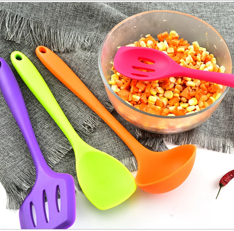 

Silicone Rainbow Kitchen Utensils Kitchen Accessories Utensil Set