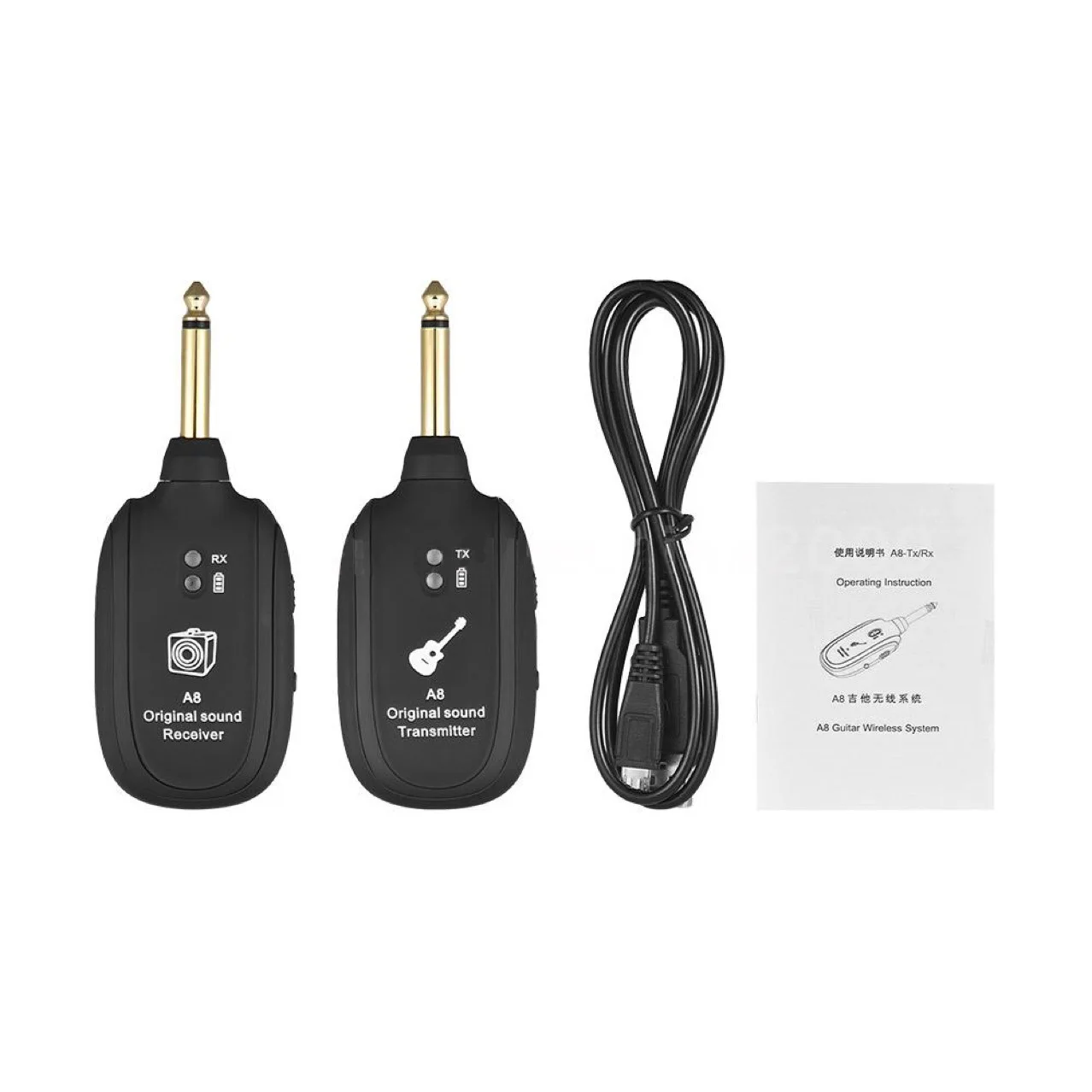 

High Quality Wholesale Cheap Electric Guitar Wireless Transmission System, Black