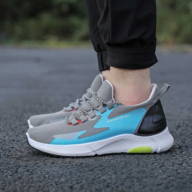 

New Design Soles Casual Fashion Breathable Shockproof Men's Fashion Sneakers, 3 colors