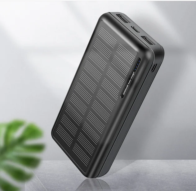 

Portable Large Solar Power Bank High Capacity Best Solar Power Bank for Camping Laptop Phone Solar Power Bank 30000mah