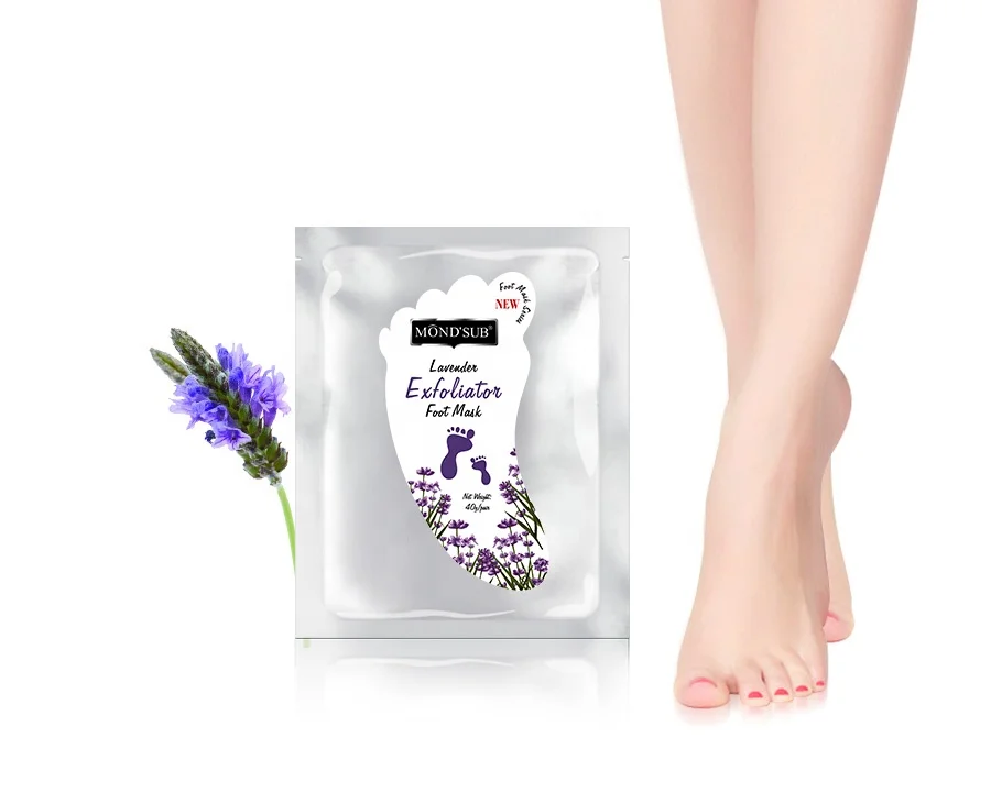 

OEM Lavender Exfoliating Soft Touch Socks Removes Callus Dead Skin Foot Peeling Mask