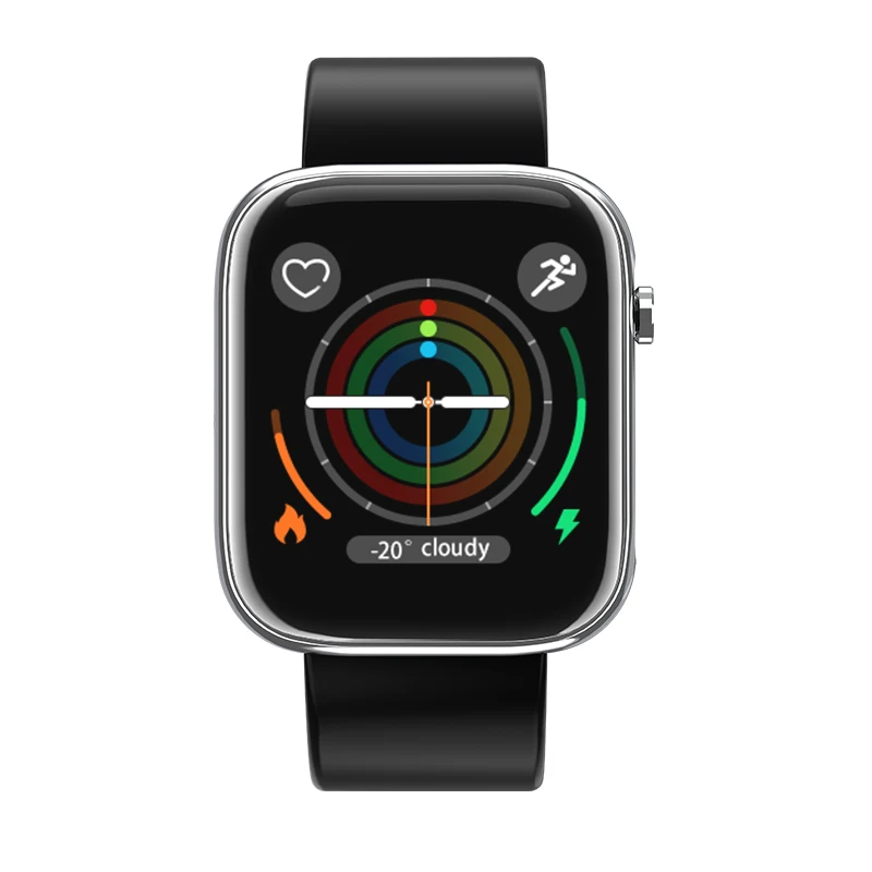 

2021 new T3 P Smartwatch with blood pressure and heart rate waterproof step counter stainless smart watch