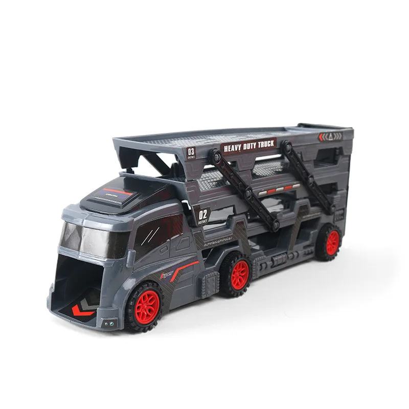 

Custom Ejection Fold Metal Transportation Storage Container 3 Layer Truck Model Car Mini Vehicle for Kids Alloy Diecast Toys