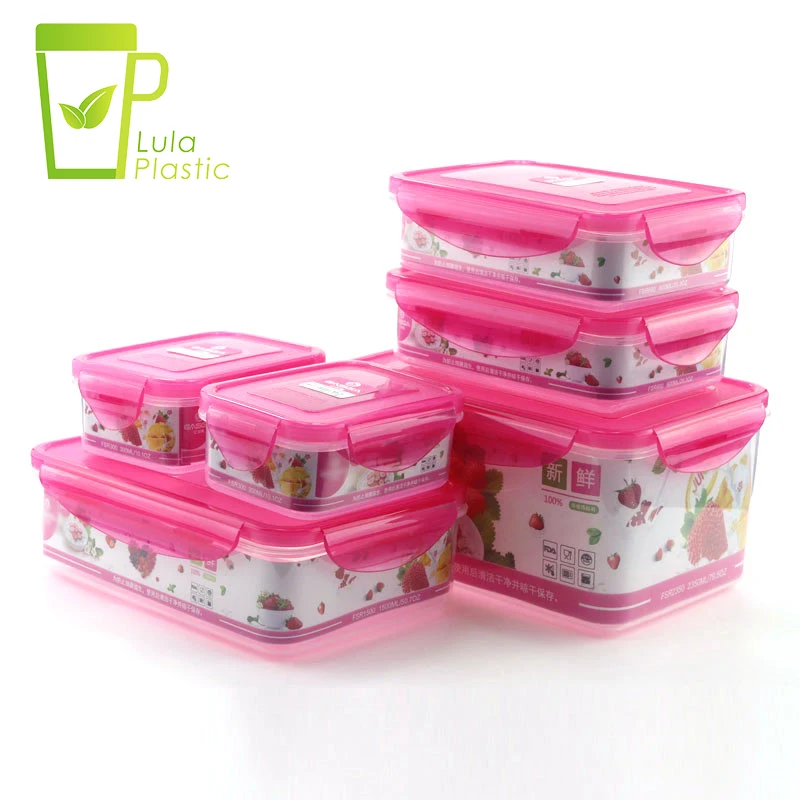 

LULA 2350ml 600ml 1500ml 300ml High Quality Best Kitchen Stackable Plastic Airtight Bulk Food Container Storage