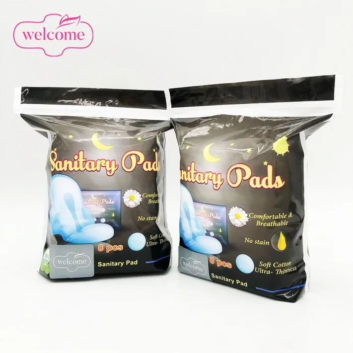 

Me Time Disposable Period Pads Eco Friendly Women Ladies Sanitary Pad Napkin Teenager Organic Sanitary Towels with Wings