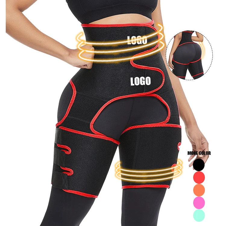 

Custom Logo High Waist Body Shaper Booty Sculptor Waist Trainer Thigh Eraser Butt Lifter, As picture show