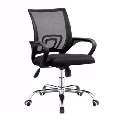 Contemporary Design Strong Plastic Frame Fabric Mesh Adjustable Height Swivel Chairs Conference Room Furniture in Various Colors