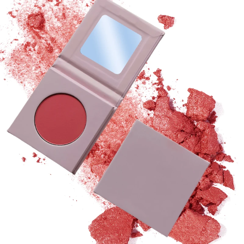 

Private Label Waterproof Soft Mineral Pressed Powder Cheek Blusher Makeup Blush Palette No Logo