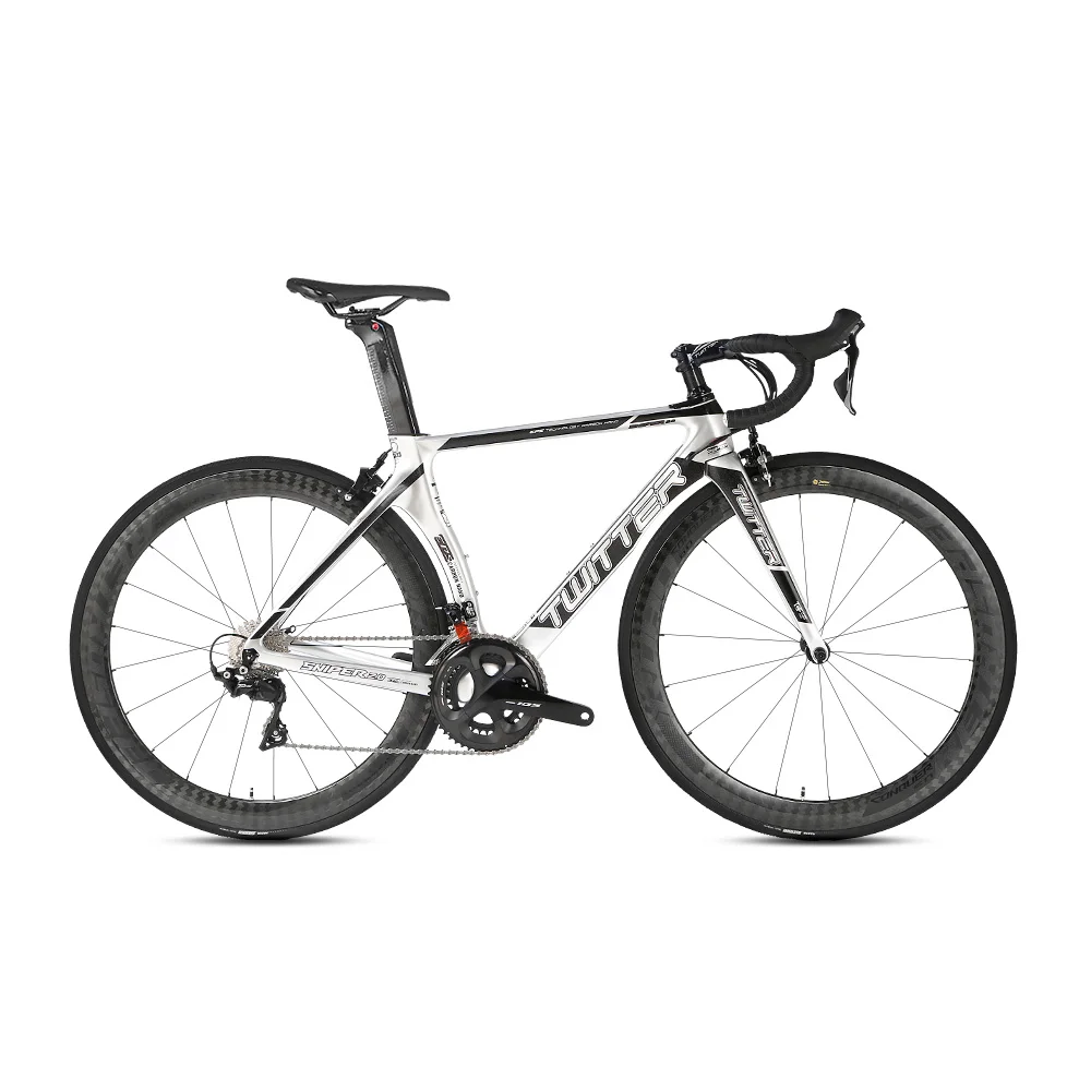 

TWITTER 700C SNIPER2.0 Carbon Road Bike Racing Bike R7000 22Speed Road Bicycle with Disc Brake Racing Bike