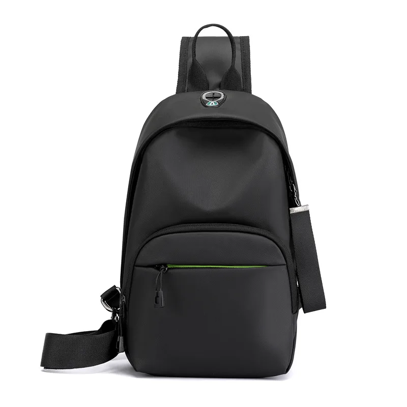 

men sling chest bag small waterproof lightweight sports bag cross body bags boy fashion mini backpack, 2 colors