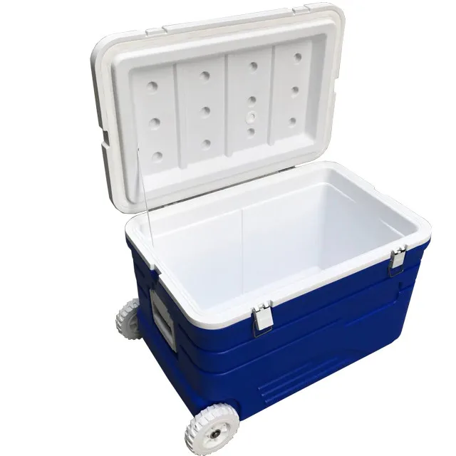 

Plastic Cooler Box Factory Customize Promotion Picnic Table And Camping Cooler Box With Wheels, Any pantone colors