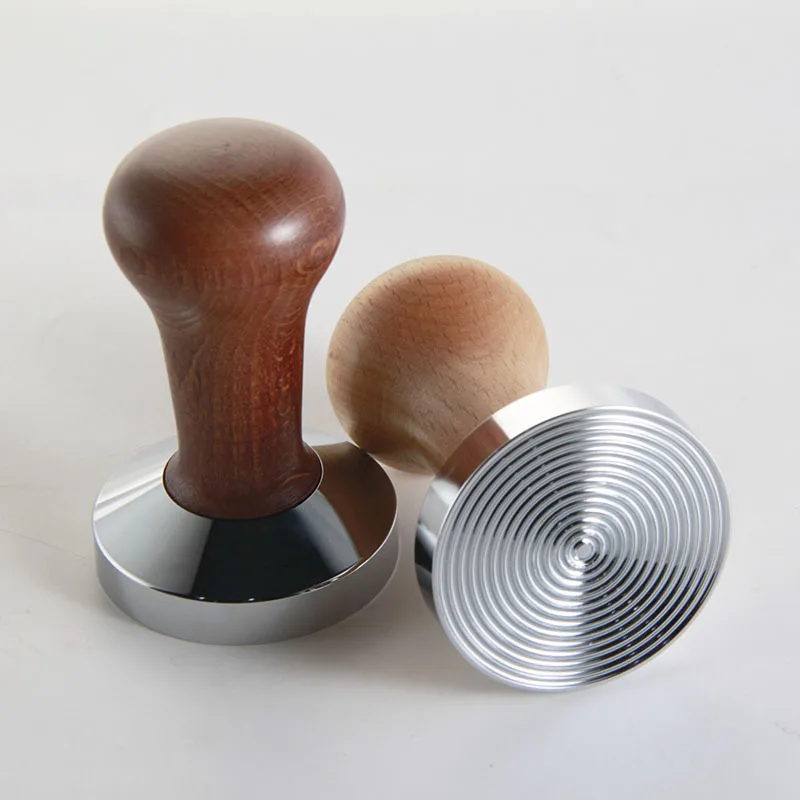 

Coffee Tamper Press of StainlessSteel Wooden Handle 58mm for Espresso Machine