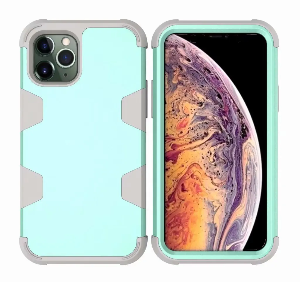 

360 Full Protective Heavy Duty Dust-Proof PC+TPU Cover for FOR iPhone 11/11 Pro/ 11 pro max, As pictures