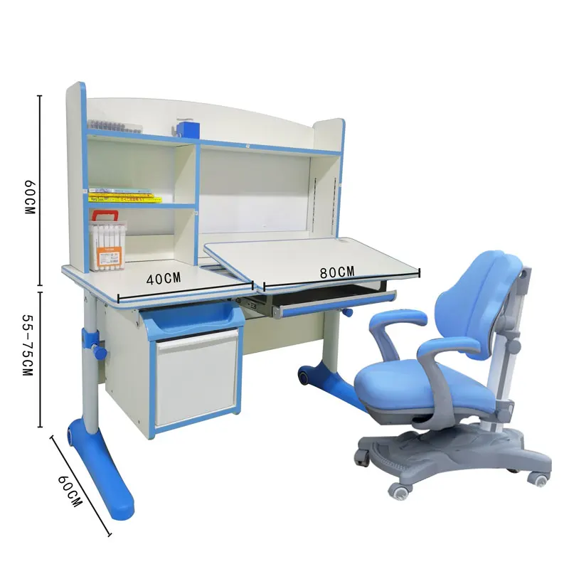
study table with bookshelf for boys large capacity wood study table desk and chair for children kids 