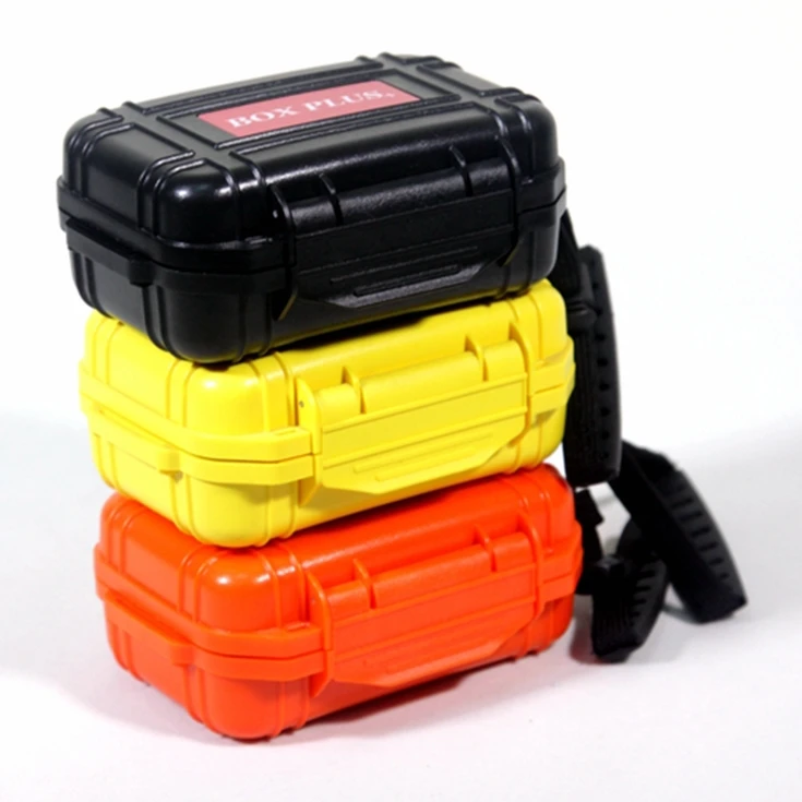 

Wholesale High quality IP68 Waterproof Plastic Hard Weed Tobacco Case with Zipper Bag, Black