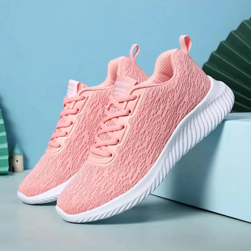 

Sports Running Shoes Breathable Shoe Casual Summer Unisex Sport Walking Shoes, Pink/black/grey/blue/red