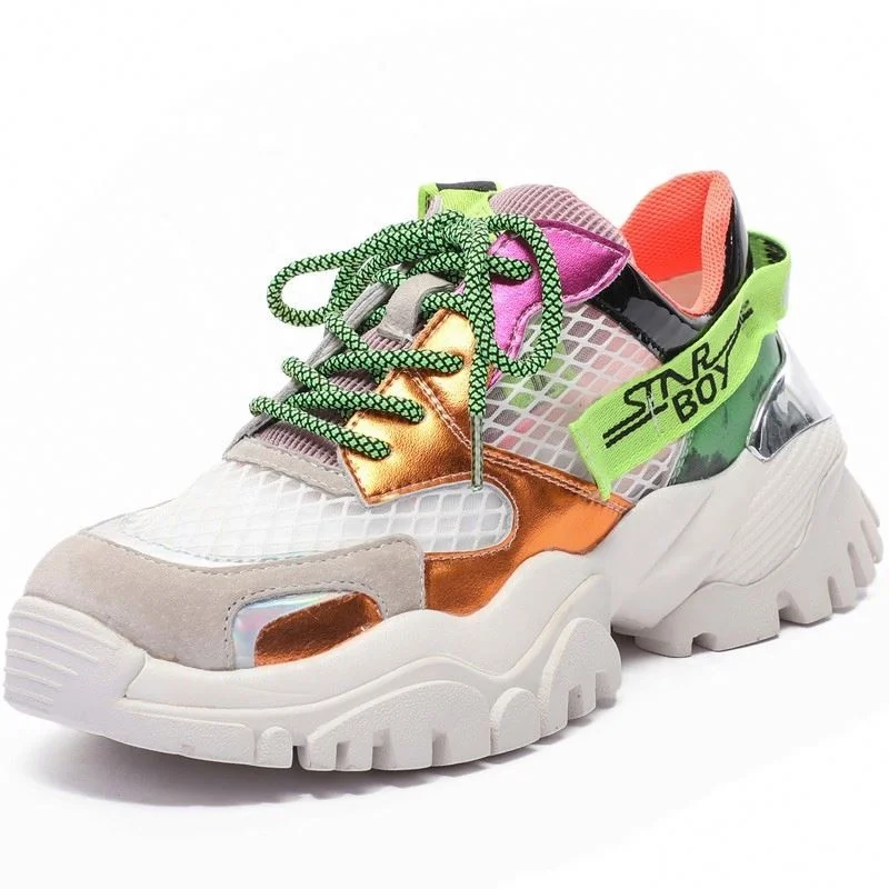

HOT SALE 2020 New Fashion Breathable Women's Trainers ladies casual female Platform Shoes for women