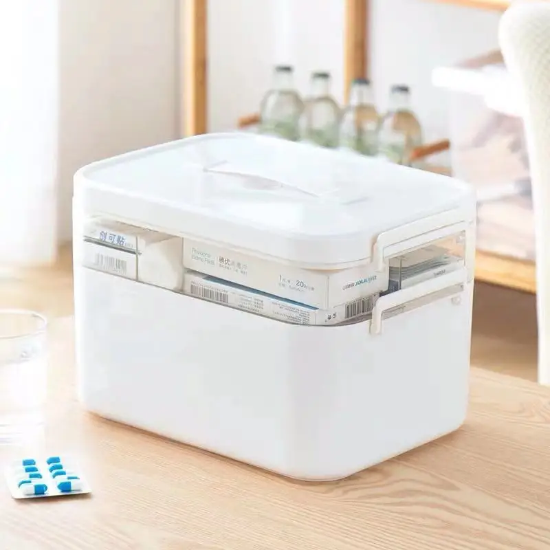 

household large-capacity dormitory medical first aid box baby medicine medical care small storage box family medicine box