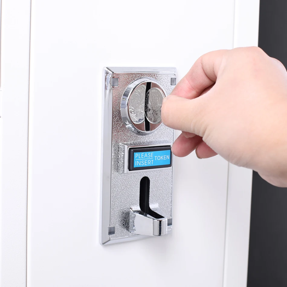 
coin operated cell phone charging kiosk / mobile phone charging locker station 