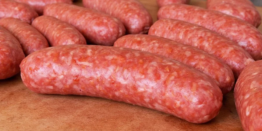 A variety of spices commonly used in sausage making