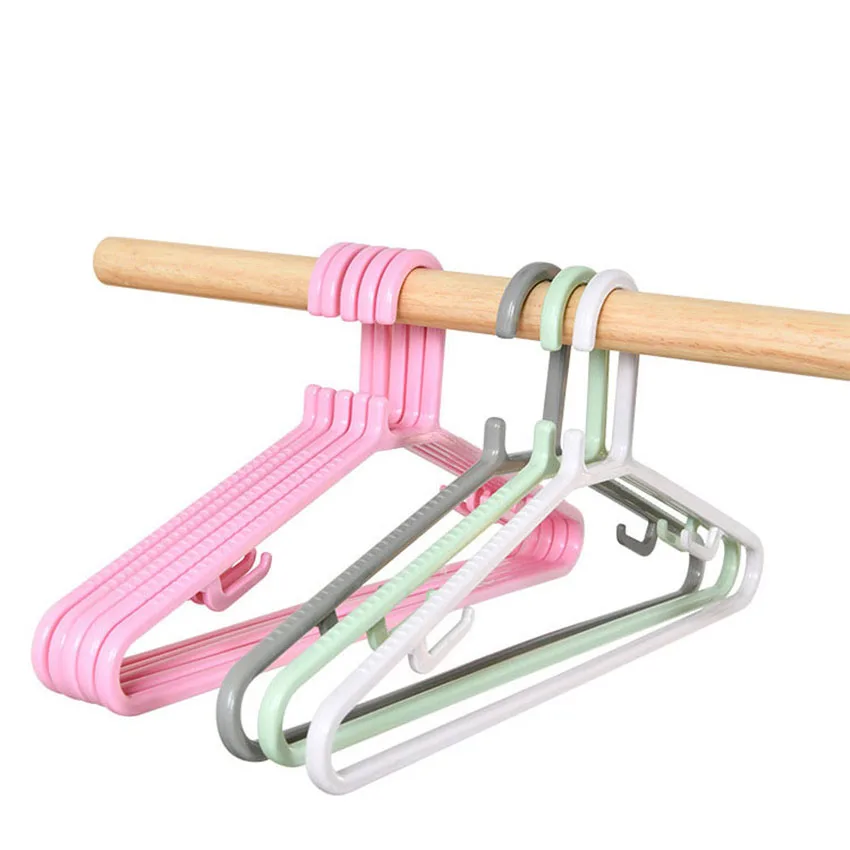 

High quality plastic colorful adults clothes hanger for sale popular designs Hang Hook, White,,pink,blue,green