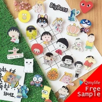 

Qmylife Embroidery cute animal patches for children Acrylic crown brooch