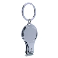 

Foldable Hand Toe Nail Cutter Opener Keyring Key Chain Ring Holder Trimmer Outdoor Tool Stainless Steel Metal Nail Clipper