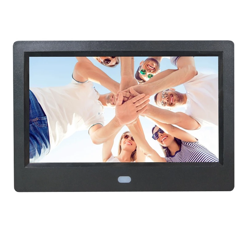 

7 inch digital photo frame loop video with glass panel