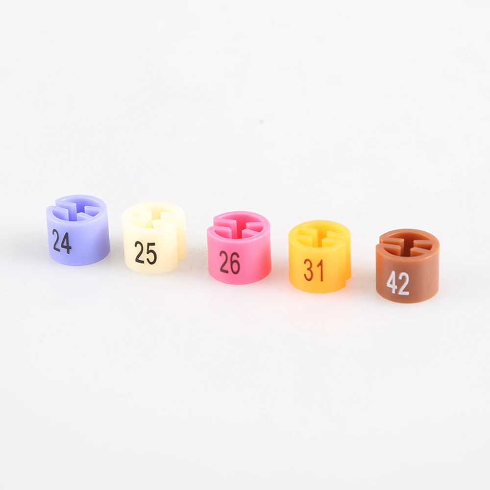 Colored Custom Plastic Round Garment Size Marker Divider