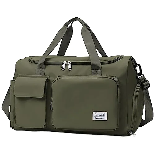 Large Capacity Portable Convertible Garment Lightweight Duffel Bag Fashionable Foldable Carry-on Suitcase for Weekend Zipper