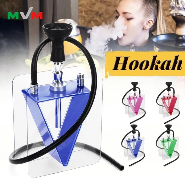 

MH05 MVM Best Seller Acrylic Aluminum Handle Silicone Bowl Hose Hookah Shisha