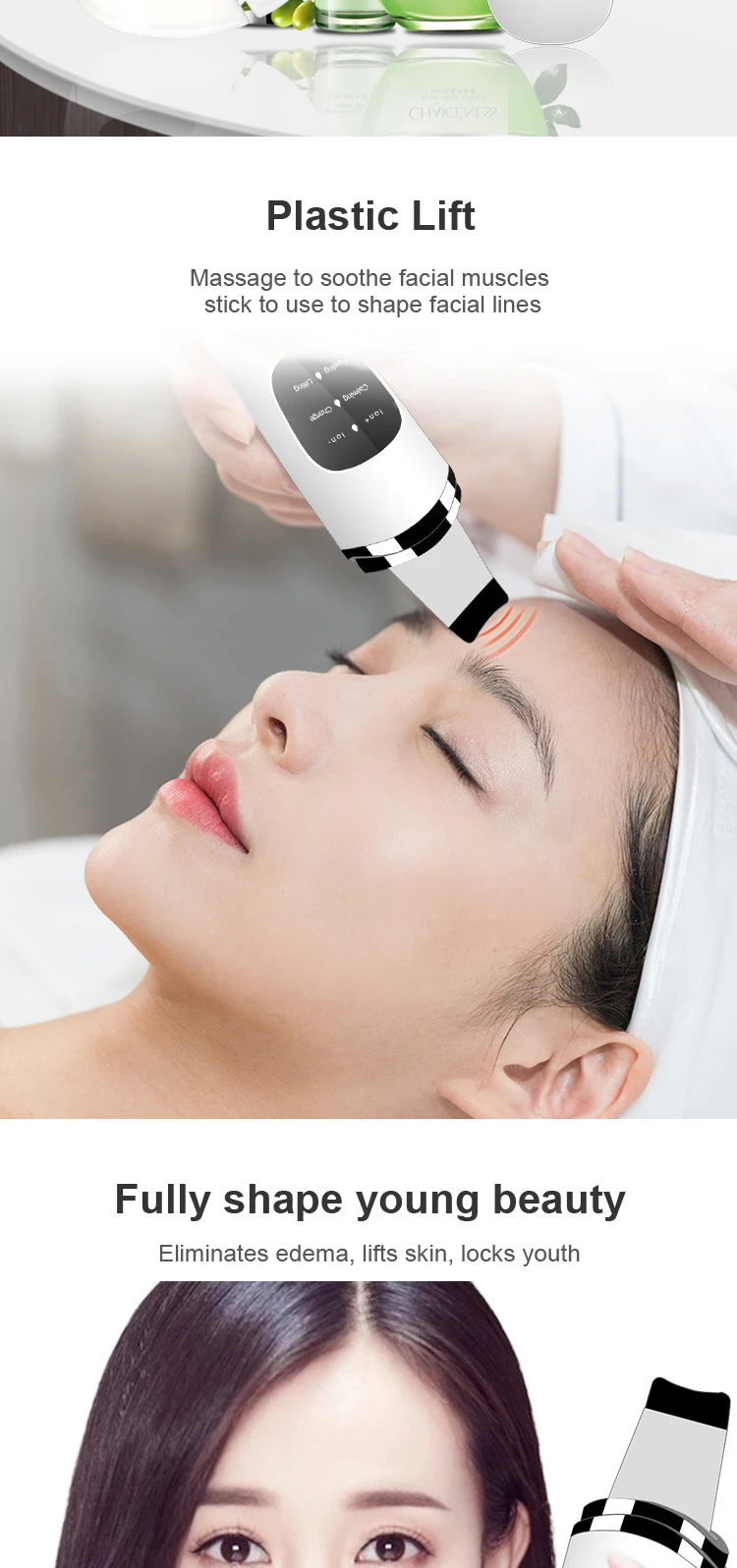 portable electric face beauty equipment deep cleanin