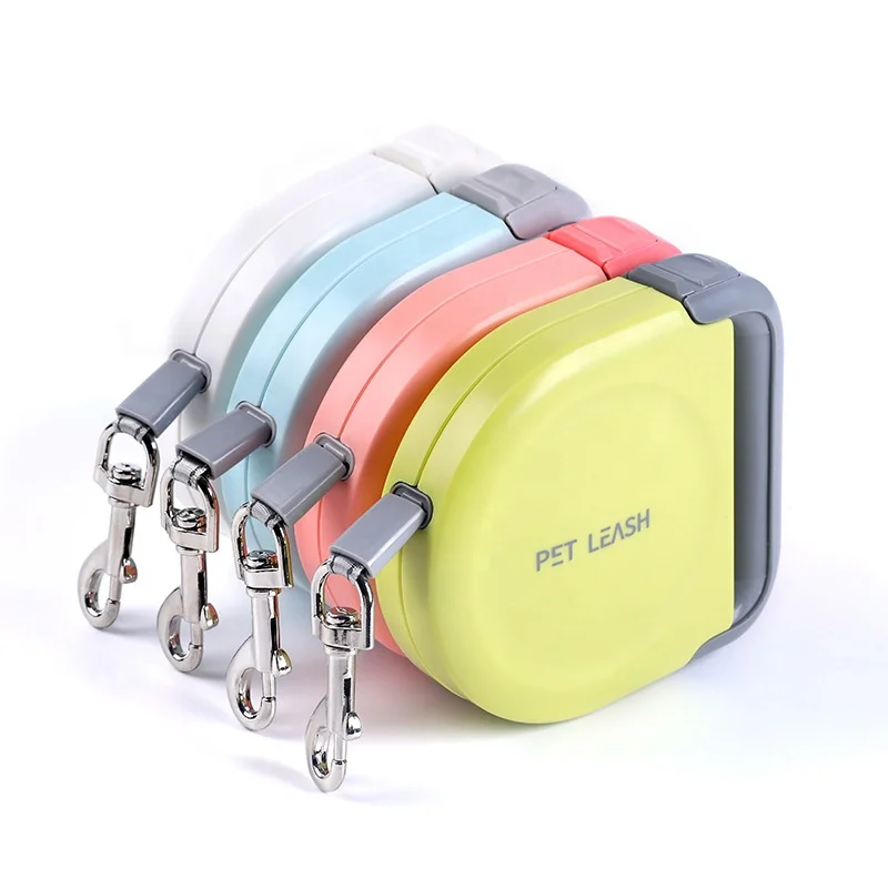 

Wholesale Automatic Extendable Traction Training Pet Rope Lead Heavy Duty Retractable Dog Leash, Customized color