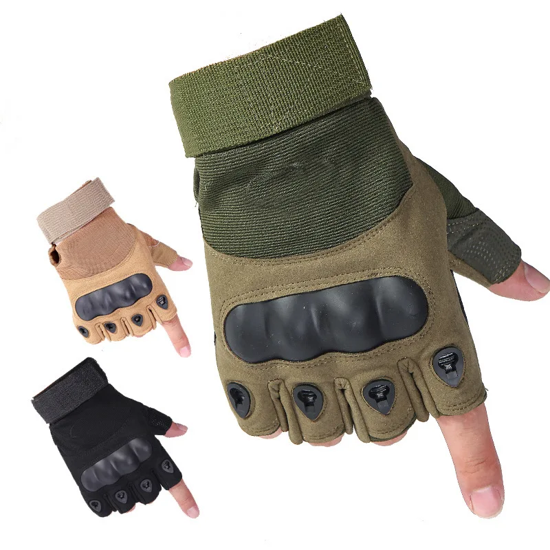 

Fitness non-slip wear-resistant outdoor tactical army glove sports breathable half-finger gloves