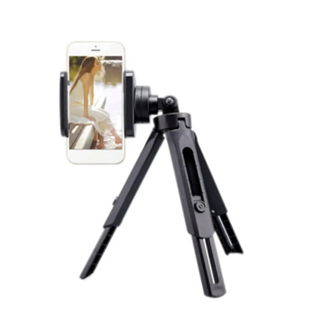 

Free Shipping 1 Sample OK Universal 360 Rotation Desktop Stabilizers Professional Mobile Tripod Stand For Mobile Phone