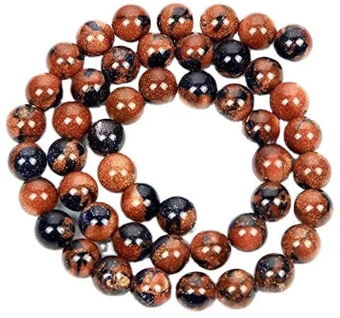 

6mm Mixing Sand Natural Stone Beads for Jewelry Making, Multi colors